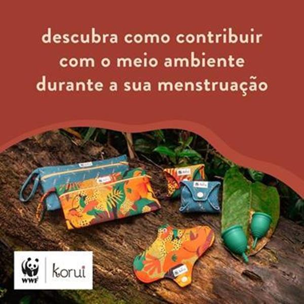 10 ECOKITS - Sacochilas com Ecoabsorvente  Noturno WWF-Brasil - Mata Atlântica 