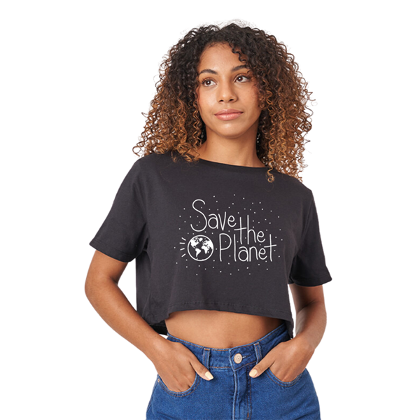 10 ECOKITS - Sacochilas com Blusa Cropped Camiseta